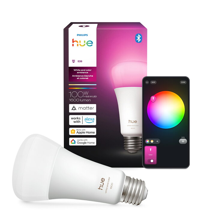 楽天市場】【公式】 Philips Hue スマート電球 E26 100W相当 