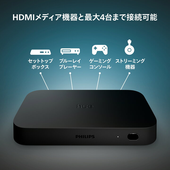 楽天市場】【公式】Philips Hue Play HDMI Sync Box │ フィリップス 