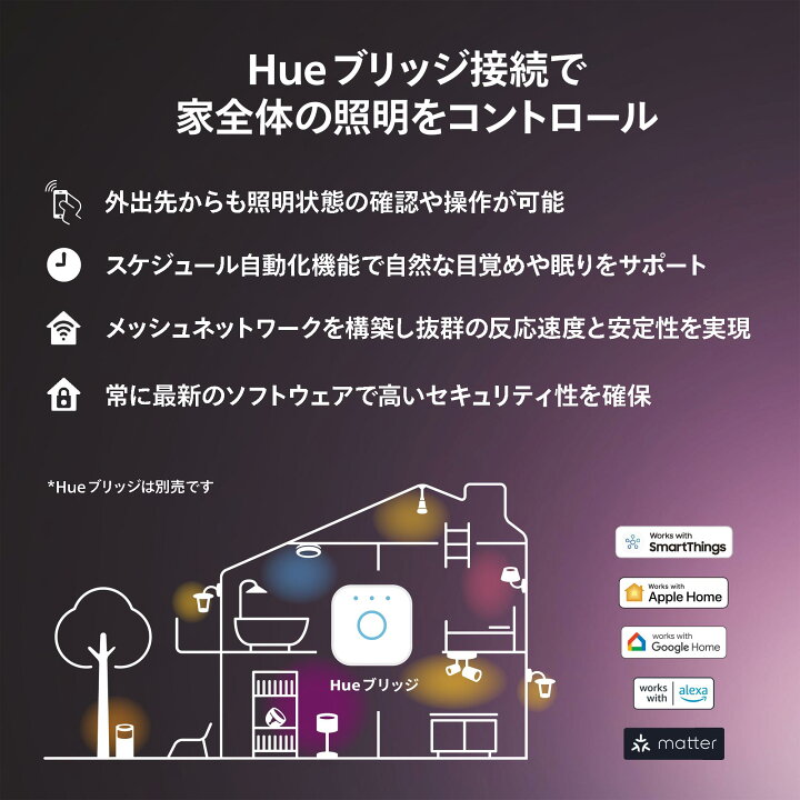 楽天市場】【公式】Philips Hue スマート電球 ホワイト e26 75w 