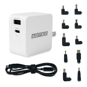AhebN PD[d 65W 2|[gyUSB-C+USB-AzyPD3.0/GaN (KE) ző65W 15V/4A Ή }[d [d o X}z m[gp\R iPad iPhone MacBook Xperia AQUOS Galaxy Switch ACA_v^ PD3.0 