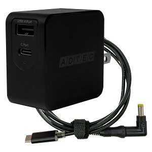 �A�h�e�b�N PD�[�d�� 65W 2�|�[�g�yUSB-C+USB-A�z�yPD3.0/GaN (�����K���E��) �z�ő�65W 15V/4A �Ή� �}���[�d �����[�d ���o�� �X�}�z �m�[�g�p�\�R�� iPad iPhone MacBook Xperia AQUOS Galaxy Switch AC�A�_�v�^ PD3.0 
