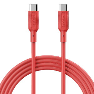 AhebN APC-V1010SCC-U2 pXeJ[ 炩 VR P[u Type-C eMarker 1.0m PD[d 100Wi20V/5A)USB2.0i480MbpsjC to C 1m u[ p[v bh ubN zCg APC-V1010SCC-U2-BL PU BK RD WH 1