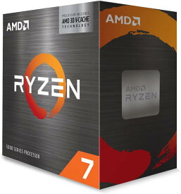 【国内正規品】AMD Ryzen 7 5700X3D without cooler 100-100001503WOF　[Ryzen7 5700X3D BOX] 4.1GHz 8コア / 16スレッド 100MB 105W AMD CPU AM4 3年保証 0730143316088