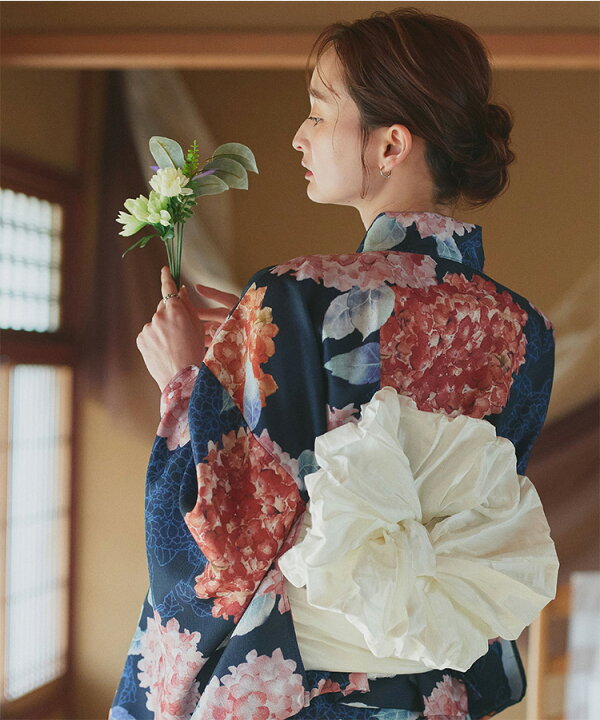 楽天市場】【2026SS新作】紫陽花柄 セパレート浴衣4点セット 