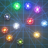 1LED 磁石スイッチ LEDモジュール ガンプラ LEDユニット 磁石 マグネットスイッチ 磁気スイッチ 小型 1cm…