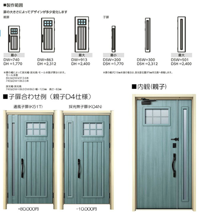 楽天市場】【工事パック】YKKAP リフォーム用 玄関ドア ドアリモ 断熱 