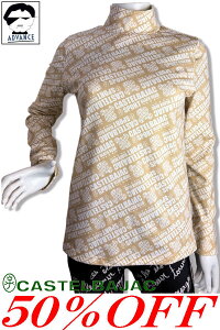 ¥50%OFF セール/ カステルバジャック ゴルフ 長袖ハイネックシャツ CASTELBAJAC SPORT レディース ゴルフウェア ブランド 2024新作秋冬 40代 50代 ミセス ラッピング無料【送料無料】【お取寄せ可