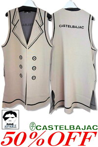 ¥50%OFF セール/ カステルバジャック ゴルフ ロングベスト ロングジレ CASTELBAJAC SPORT 春夏 レディース ゴルフウェア ブランド 2025新作春夏 40代 50代 ミセス アウトレット【送料無料】【お取寄