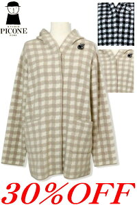 ��30��OFF �Z�[��/ �X�^�W�I�s�b�R�[�l �`�F�b�N���t�[�h�t�j�b�g�R�[�g 2025�V��H�~ STUDIO PICONE �s�b�R�[�l PICONE �A���`�r�I 40�� 50�� ���f�B�[�X �A�E�g���b�g�y���������z�y����񂹉z��