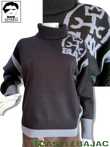カステルバジャック ゴルフ 長袖ニットプルオーバー CASTELBAJAC SPORT 秋冬 レディース ゴルフウェア ブランド 2025新作秋冬 40代 50代 ミセス アウトレット【送料無料】【お取寄せ可】在庫ありの