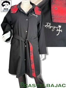 カステルバジャック ゴルフ ロングトレンチコート CASTELBAJAC SPORT 秋冬 レディース ゴルフウェア ブランド 2025新作秋冬 40代 50代 ミセス アウトレット【送料無料】【お取寄せ可】在庫ありの商