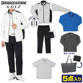 BRIDGESTONEGOLF 2022-2023年 メンズ お楽しみ袋 【FUKU3A-WH】トップス・ボトムセット 福袋【ブリヂストンゴルフ】