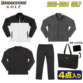 【即納OK】BRIDGESTONEGOLF 2023-2024年 メンズ お楽しみ袋 【FUKU4A-WH】トップス・ボトムセット 福袋【ブリヂストンゴルフ】