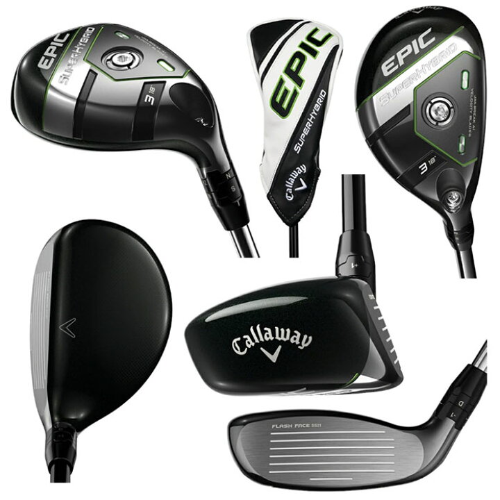 楽天市場】Callaway EPIC SUPER HYBRID US仕様 SteelFiber FC HYB 