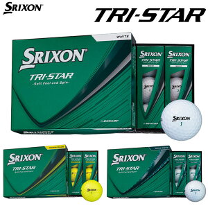 DUNLOP SRIXON TRI-STAR �i2026�j �S���t�{�[�� 1�_�[�X�i12����j�_�����b�v �X���N�\�� �g���C�X�^�[
