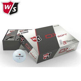 Wilson DX2 SOFT ゴルフボール （37330）1ダース（12球入り）-ウィルソン-