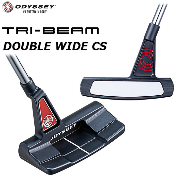 楽天市場】【一部即納OK】ODYSSEY TRI-BEAM DOUBLE WIDE CS パター  