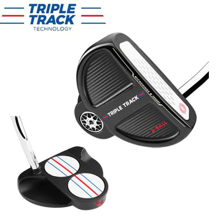 楽天市場】ODYSSEY -オデッセイ- TRIPLE TRACK 2-BALL パター (2020 