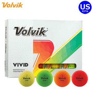 Volvik -�{���r�b�N- VIVID�i2024�j�S���t�{�[�� US�d�l 1�_�[�X�i12���j �r�r�b�h