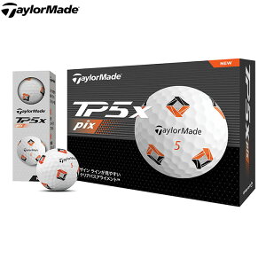 �y�ꕔ���[OK�zTaylorMade TP5x PIX �S���t�{�[���i2024�N���f���j 1�_�[�X�i12������j �e�[���[���C�h