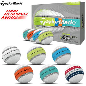 �y�ꕔ���[OK�zTaylorMade�c�A�[���X�|���X �X�g���C�v 2026 ���{�d�l �S���t�{�[�� 1�_�[�X�i12���j�e�[���[���C�h TOUR RESPONSE STRIPE