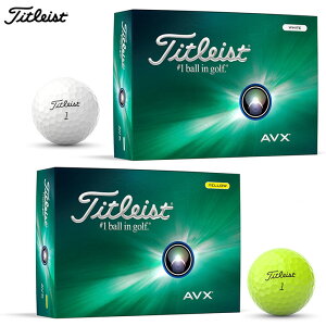 �y�ꕔ���[OK�zTitleist AVX 2024 �S���t�{�[�� ���{�d�l1�_�[�X�i12������j�^�C�g���X�g