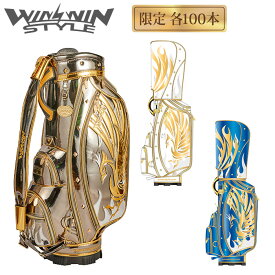 WINWIN STYLE MIGHTY PHOENIX Mirror CART BAG GOLD Version LEM （マイティーフェニックスミラー）カートバッグ キャディバッグ 【CB-385】【CB-386】【CB-387】【ウィンウィン スタイル】