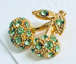 �������ڃ`�F���[�̃u���[�`�@�G�������h�O���[��SWAROVSKI�A�N�Z�T���[�@�S�[�W���X�@�Y�� �v���[���g������@�@���f�B�[�X�p�@���Ȃ��̑��������������N�A�b�v����A�N�Z�T���[/�X