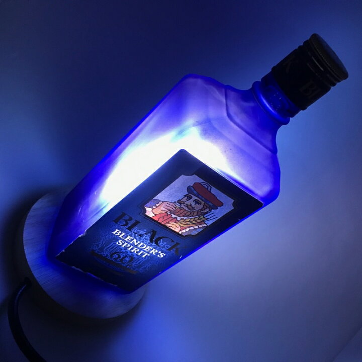 楽天市場】LEDオリジナルボトルランプ テーブルランプ 【ブラック 