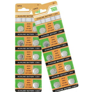 �y�݌ɂ���@15���܂ł̒����ő��������\�zAG10 LR1130 389 LR54 SR1130W�݊��A�d�r�@20�@��������