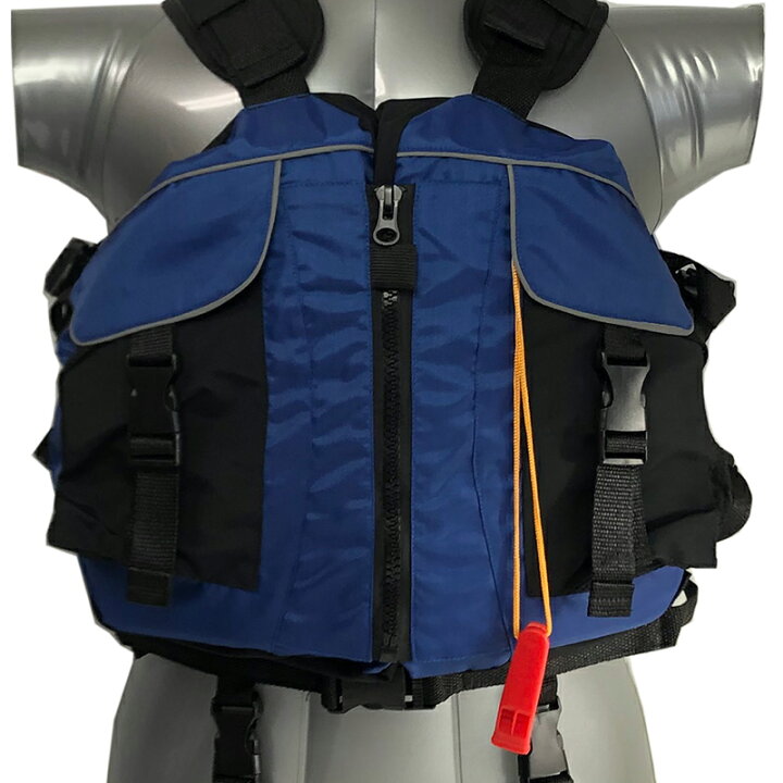 楽天市場】ライフジャケット PFD 本格派 当店オリジナル 2ポケット付 