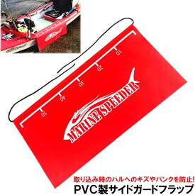 インフレータブル カヤック MarineSpeeder マリンスピーダー用キズ・パンク防止PVC製65cmサイドガードフラップ　ゴムボートやSUPサップのパンク防止にもどうぞ！ サップフィッシング インフレータブル ハードボード パドルボード カヤック カヌー 【カラビナ別売】