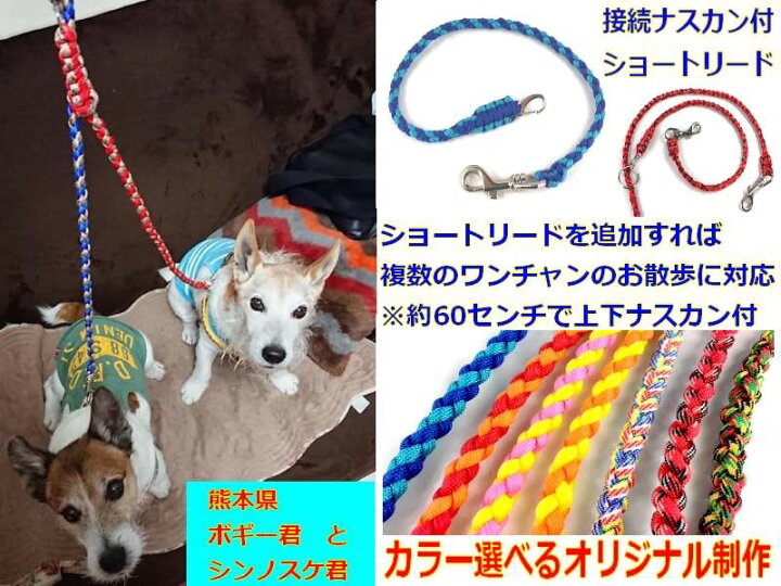 楽天市場 犬のリード 多頭用 追加用ショートリード パラコードペット用品 職人手作り パラシュートコード4m利用 しつけ ペット 首輪 散歩 犬用 カジュアル おしゃれ カラフル ファッションリード 大型犬 小型犬 中型犬 カラー 訓練 トレーニング アドバンスワークス 楽天市場 犬のリード 多頭用 追加用ショートリード パラコードペット用品 職人手作り パラシュートコード4m利用 しつけ ペット 首輪 散歩 犬用 カジュアル おしゃれ カラフル ファッションリード 大型犬 小型犬 中型犬 カラー 訓練 トレーニング アドバンスワークス