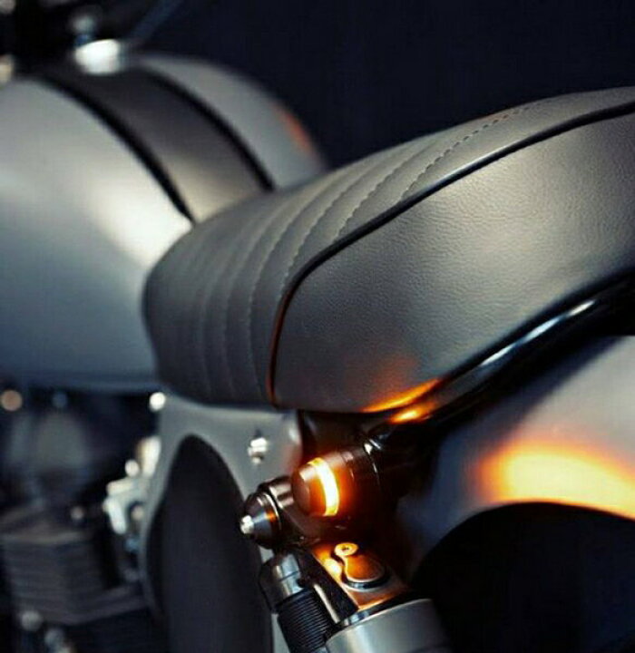 楽天市場】白色LEDデイライト付き ハンドルバーエンドウインカー COB 