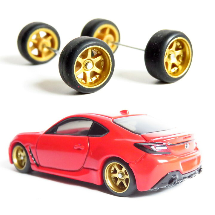 楽天市場】トミカ ホットウィール 1/60 1/64 交換用 社外 タイヤ 