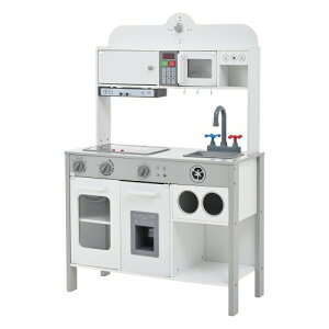 2025新作 おままごと キッチン 木製 台所 ライト付き 音が鳴る 製氷機 調理器具付き 調味料 食材 野菜 知育玩具 コンロ 電子レンジ 家事 おもちゃ キッズ ベビー 誕生日 プレゼント