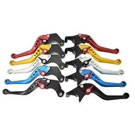 【マラソン中ポイント10倍】 バイク ブレーキ クラッチ ホルダー レバー セット 汎用 左右セット アルミ 6段階調整 ホンダ CBR250 NSR250 CB400SF VTR250 ゼルビス バイク用品 メンテナンス 社外品 ブレーキレバー