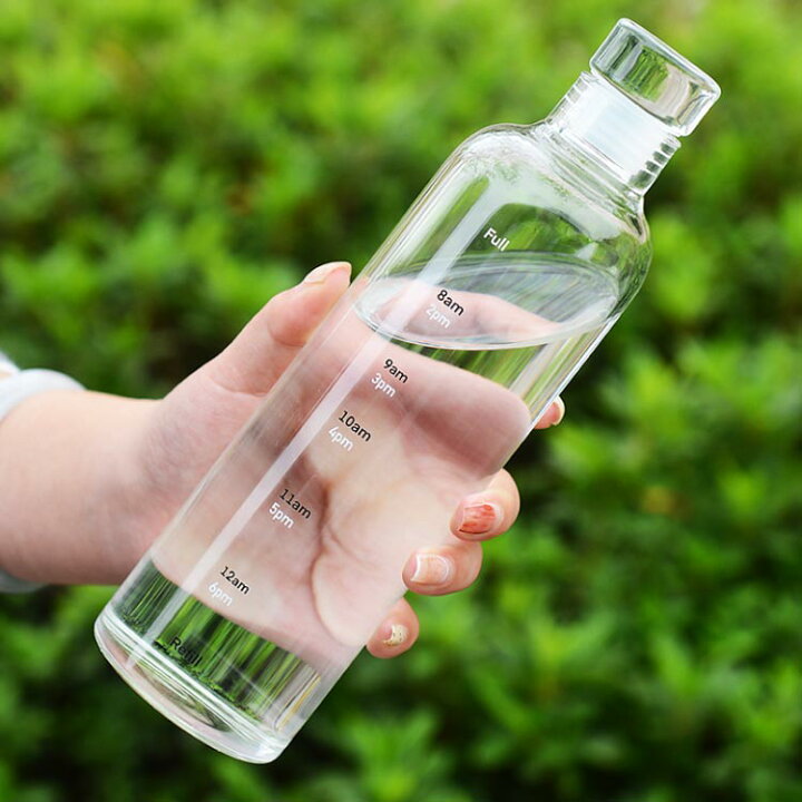 楽天市場】ウォーターボトル 500ML 水筒 ガラス ドリンクボトル ガラス 