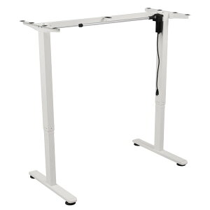 電動昇降デスク用フレーム メモリ機能付き スタンディングデスク 幅100cm〜140cmの天板に対応 電動で上下昇降するデスク専用フレーム 電動 オフィスデスク 作業机