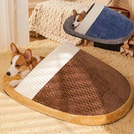 ドーム型 猫 犬 洗えるドームハウス クッション ペットハウス 猫用 小型犬用 ネコベッド キャットハウス 犬用ベッド ペット用寝袋 ペット用品 滑り止め 柔らかい