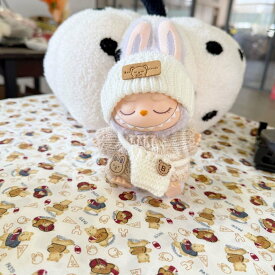 LABUBU服 互換服ラブブー服 互換 着せ替え可能フィギュア 15~17cm 帽子 ショルダー バック ニット トップス 着せ替え用衣装セット ※ぬいぐるみ本体は含みません