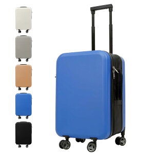 折畳みスーツケース 40L キャリーケース キャリーバッグ 軽量 ダイヤル式ロック 2-3日用 360度回転 静音 USBポート付き (ベージュ)