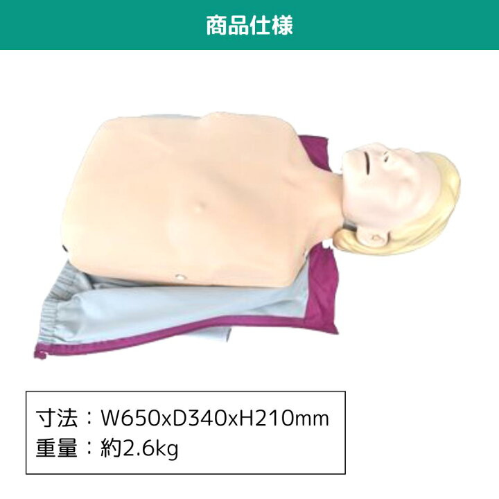 楽天市場】レールダル リトルアン QCPR 成人用 心肺蘇生 トレーニング 