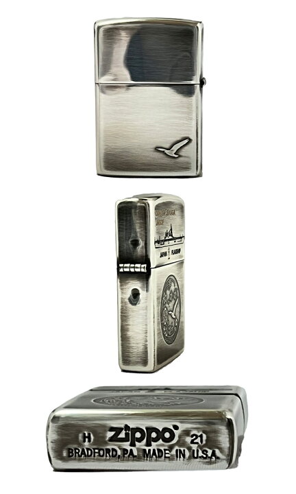 zippo ジッポー シルバー アメリカ製 made in USA（楽天市場】海上 