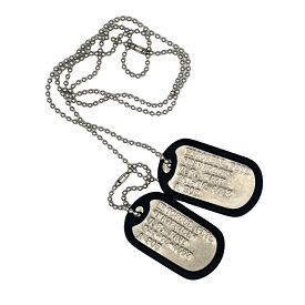 トップガン マーヴェリック ドッグタグ DOGTAG PETE MITCHELL "MAVERICK" 仕様 再現 マーベリック TYPE-A シルバー