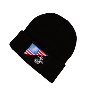 ROTHCO XR jbgLbv DELUXE FINE KNIT WATCH CAP G&A US FLAG 5498  USMC EAGLE GLOBE ANCHOR EGA L ~^[ Xq jbgX r[j[ hJ by ubN