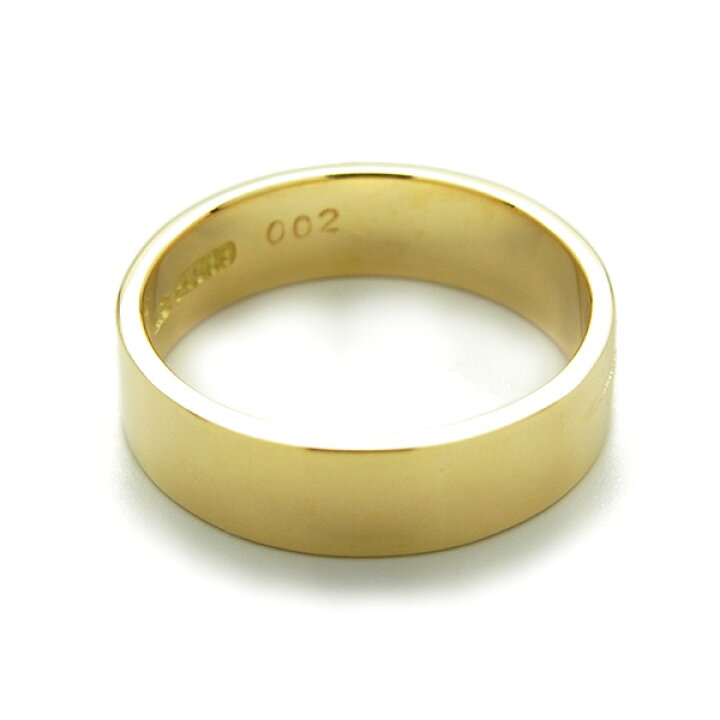 楽天市場】平打ち 菊彫りリング 0.02ct(Total) - K18/Pt 和彫り K18 