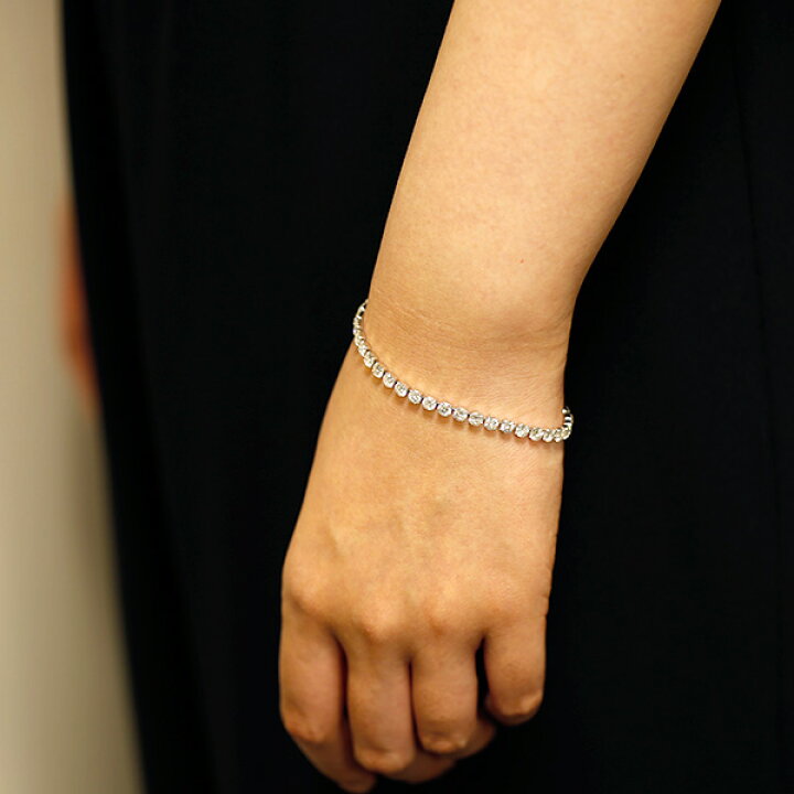 楽天市場】ダイヤモンド テニス ブレスレット 7.95ct(Total)/44石 VS 