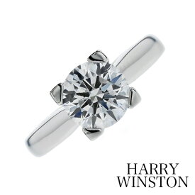 【中古】ハリーウィンストン HW リング HARRY WINSTON 1.11ct E VS1 3EX プラチナ GIA 鑑定書付 EXCELLENT