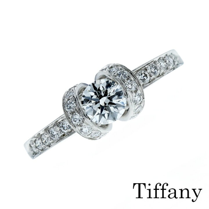 楽天市場】【中古】ティファニー TIFFANY & CO. / リボン リング 0.40 